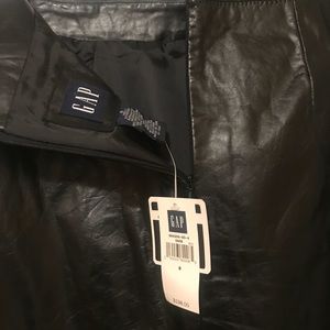 Vintage Skirts - Vintage 90's Gap Leather Black Midi Skirt Vintage Skirts - Vintage 90's Gap Leather Black Midi Skirt